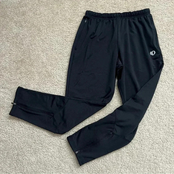 Pearl Izumi Women Black Pants Cycling Biking Outdoor Bottom Zip Size Small #4307 - Picture 1 of 16